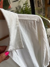 Image 3 of Fashion Nova bubble sleeve gauze shirt duster 
