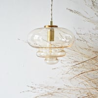 Image 1 of Baladeuse Ou Suspension Globe Ambré .