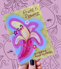 Image 1 of FRUITZ N FLOWERZ COLORING BOOK