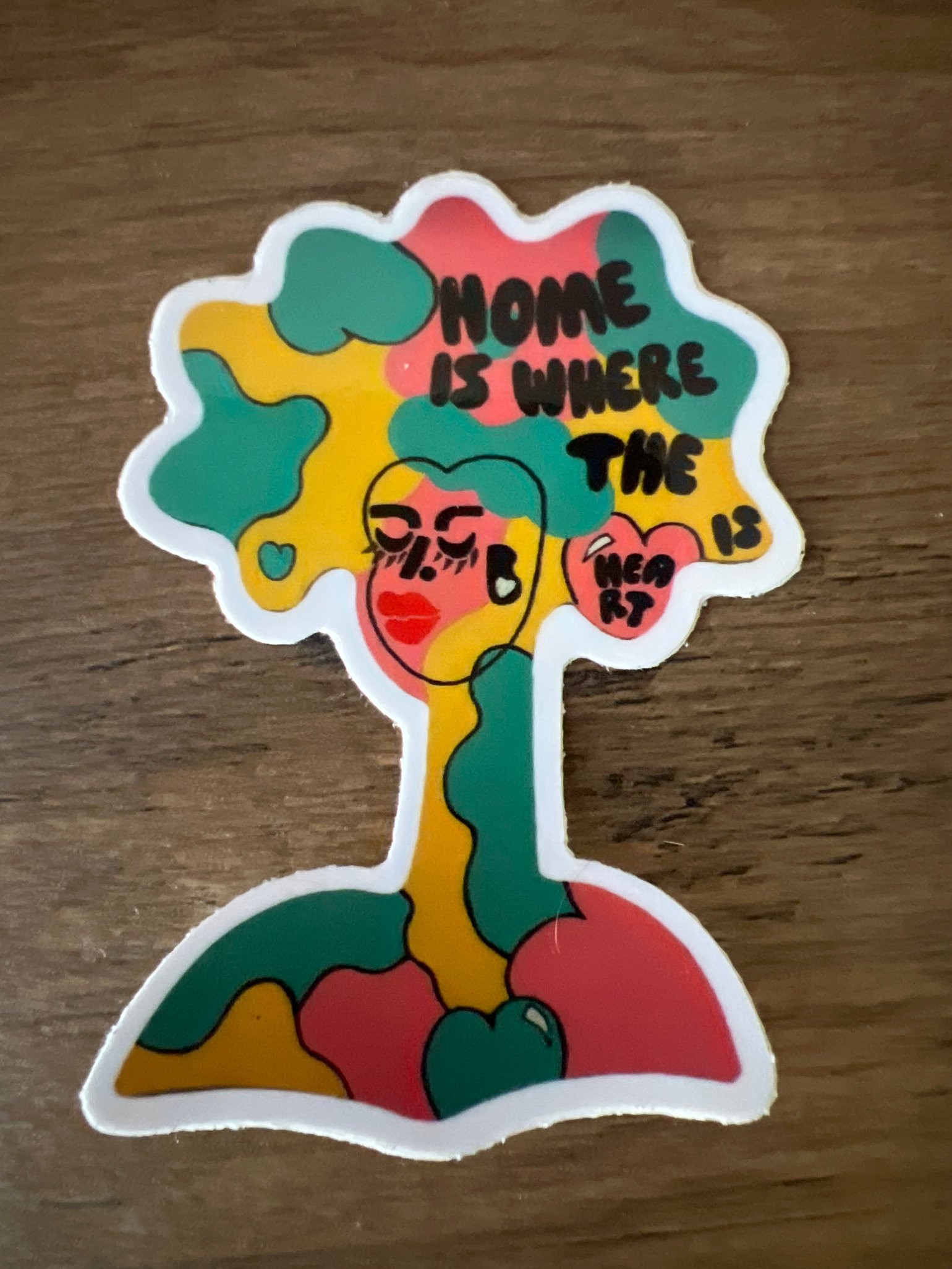 Image of Home is where the heart is Sticker