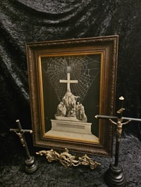 Image 1 of STATEMENT Mary Jesus "sins" 1800s Bible Page & Web 