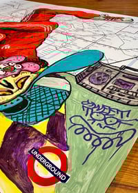 Image 2 of Sweet Boogaloo Tube Map poster 