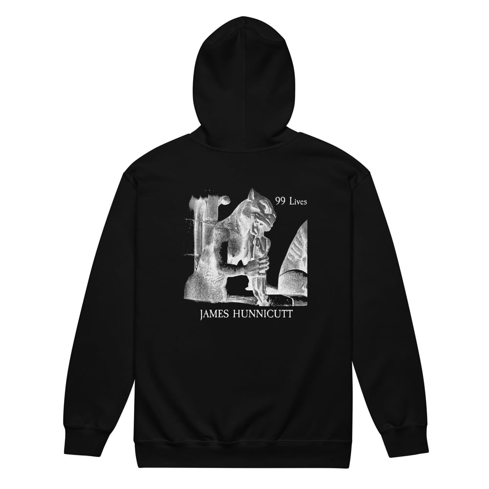 On Sale! 99 Lives- 2-Sided Unisex heavy blend zip hoodie