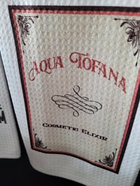 Image 5 of My choice Fafo gift box, aqua tofana , lorena bobbit, aileen wuornos candles,  candle, tea towel