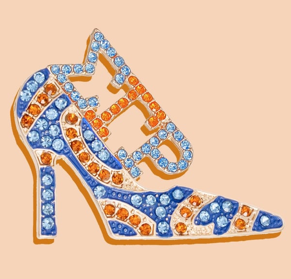 Image of Sigma Gamma Sorority Heel Pin