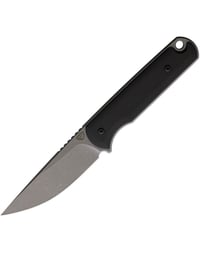 Image 1 of Ferrum Forge Knife Works Lackey Fixed Blade Black
