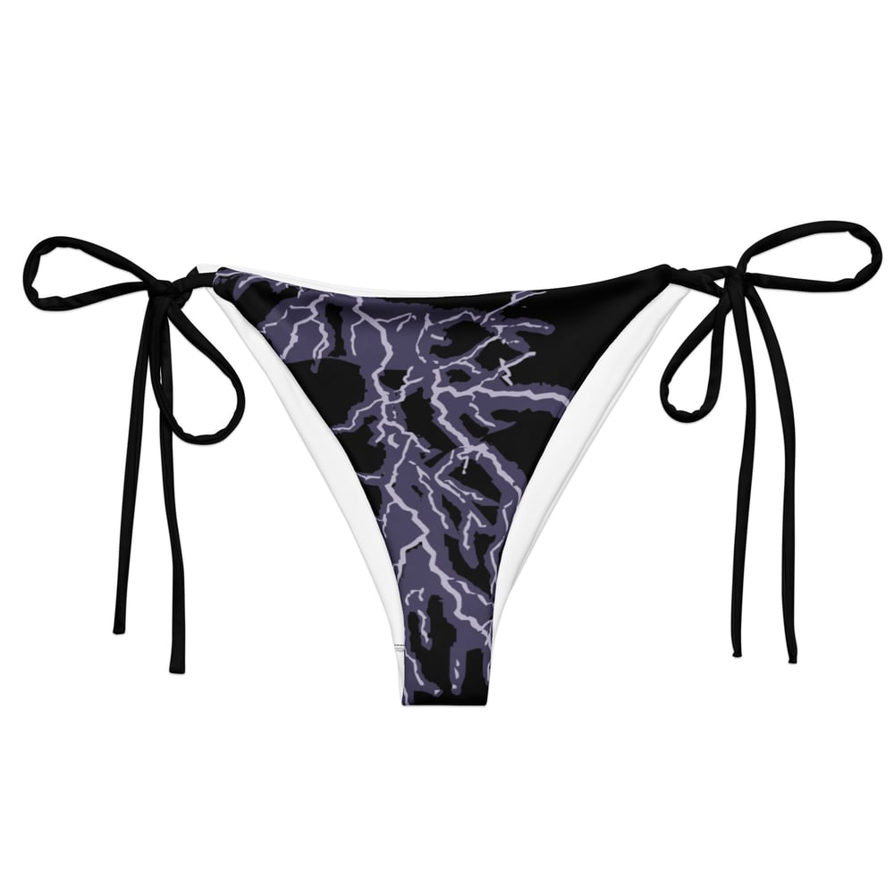 Lightning string bikini bottom