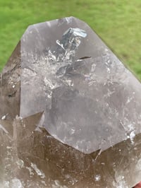 Image 18 of Smoky Quartz With Rainbows On Display Stand Statement Piece #1456