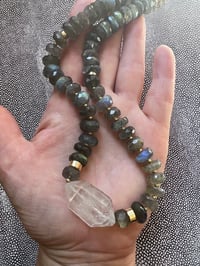 Image 3 of HORIZONS - labradorite + clear tibetan quartz