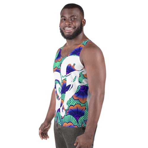 Image of Heart-shaped Herb Unisex Tank Top