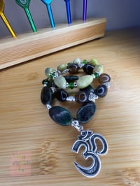 Image 5 of One of one: Gaias Protection 3pc Handmade Crystal Bracelet Stack✨