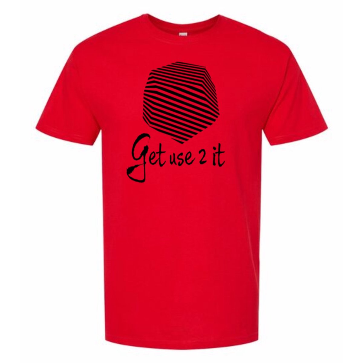 Image of Get Use 2 It Logo Tshirt Logo Red