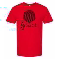 Image 1 of Get Use 2 It Logo T-shirt (Red)