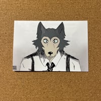 Image 1 of Legoshi (in the garden) Small Print 4x6