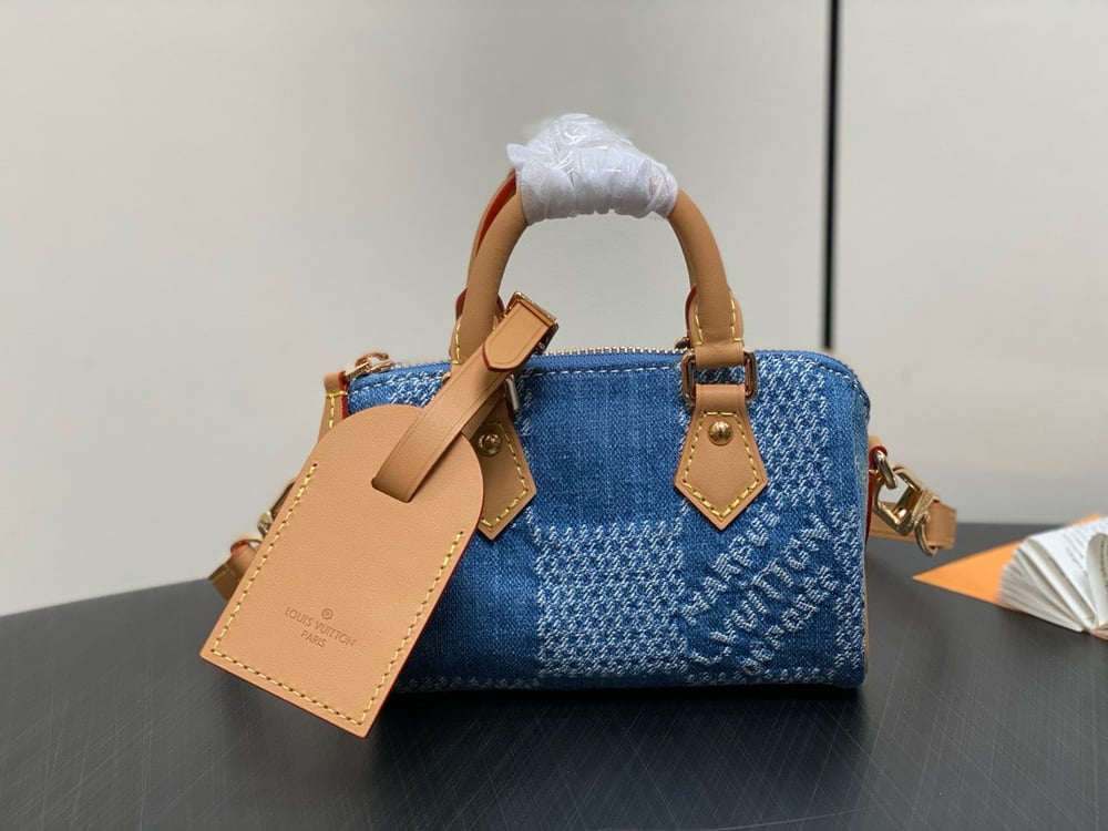 LV Denim Speedy