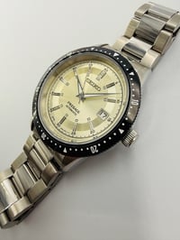 Image 6 of Seiko Presage Automatic men’s Watch champagne Gold Dial Date Stainless Steel Diver Style