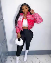 Image 1 of Pink Paisley Jacket 