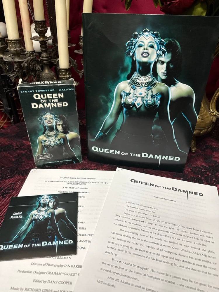 The Glass Coffin — Queen of the Damned Press Kit & VHS