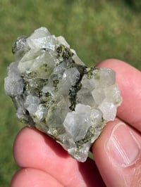 Image 4 of Epidote On Quartz Crystal Specimen #1953