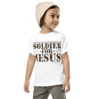 Image 3 of Soldier For Jesus Toddler Short Sleeve Tee