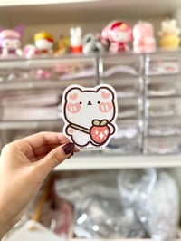 Strawberry Purse Bear Vinyl Sticker