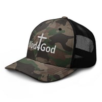 Image 9 of Wod4God Camo Trucker Hat