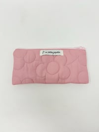 Image 3 of Pochette de transport LA SOLAIRE matelassé rose fleurs