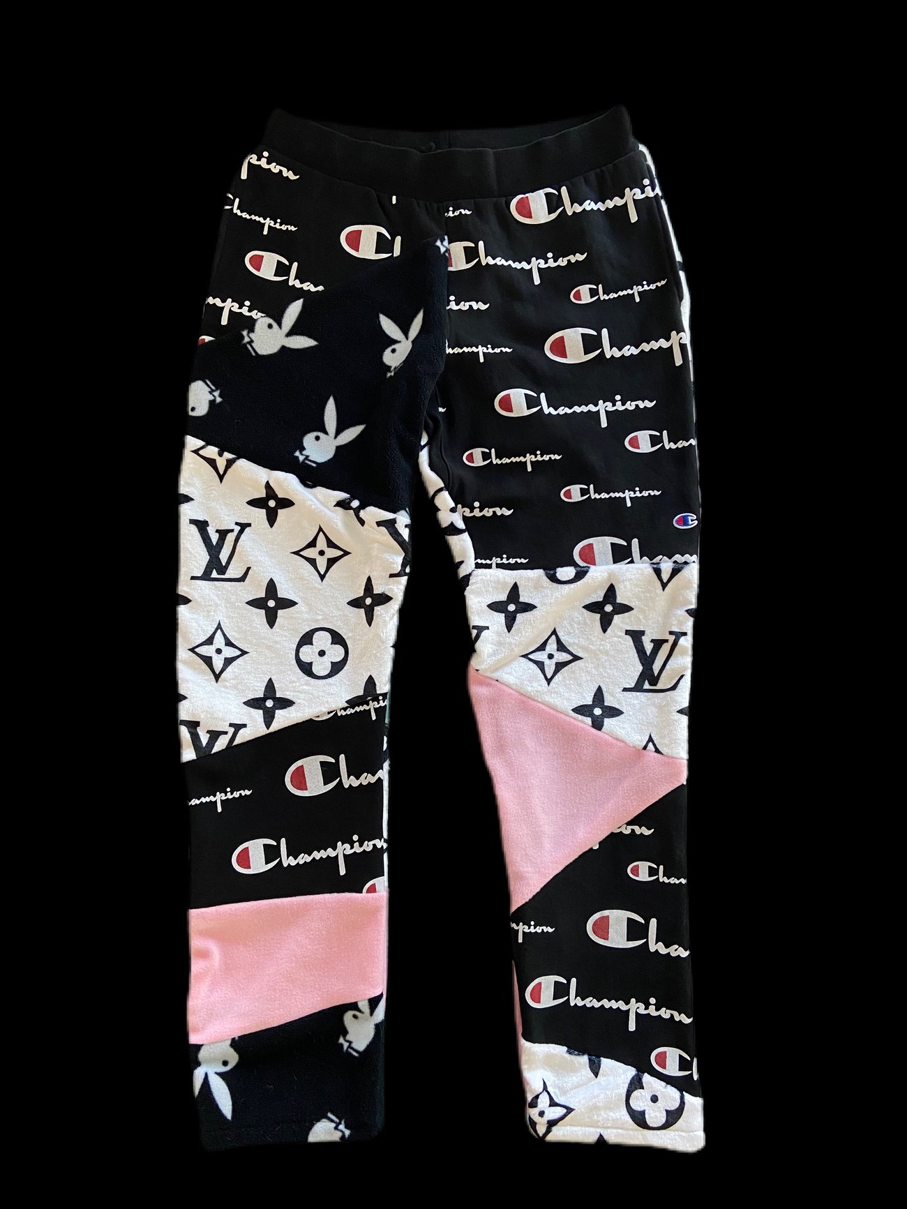 playboy sweatpants womens black