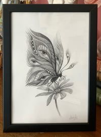 Image 1 of Påfjäril (original artwork)
