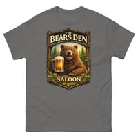 Image 8 of  Bear’s Den Saloon Unisex T-Shirt | Rustic Wilderness Bar Tee | Western Wildlife Saloon Shirt