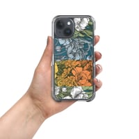 Image 13 of Art Nouveau Inspired Colorful Quartet Boho Hippie Floral Sketch Clear Case for iPhone®