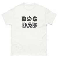 Image 3 of Unisex classic tee,  Dog Dad T-Shirt | Paw Print Dog Lover Graphic Tee
