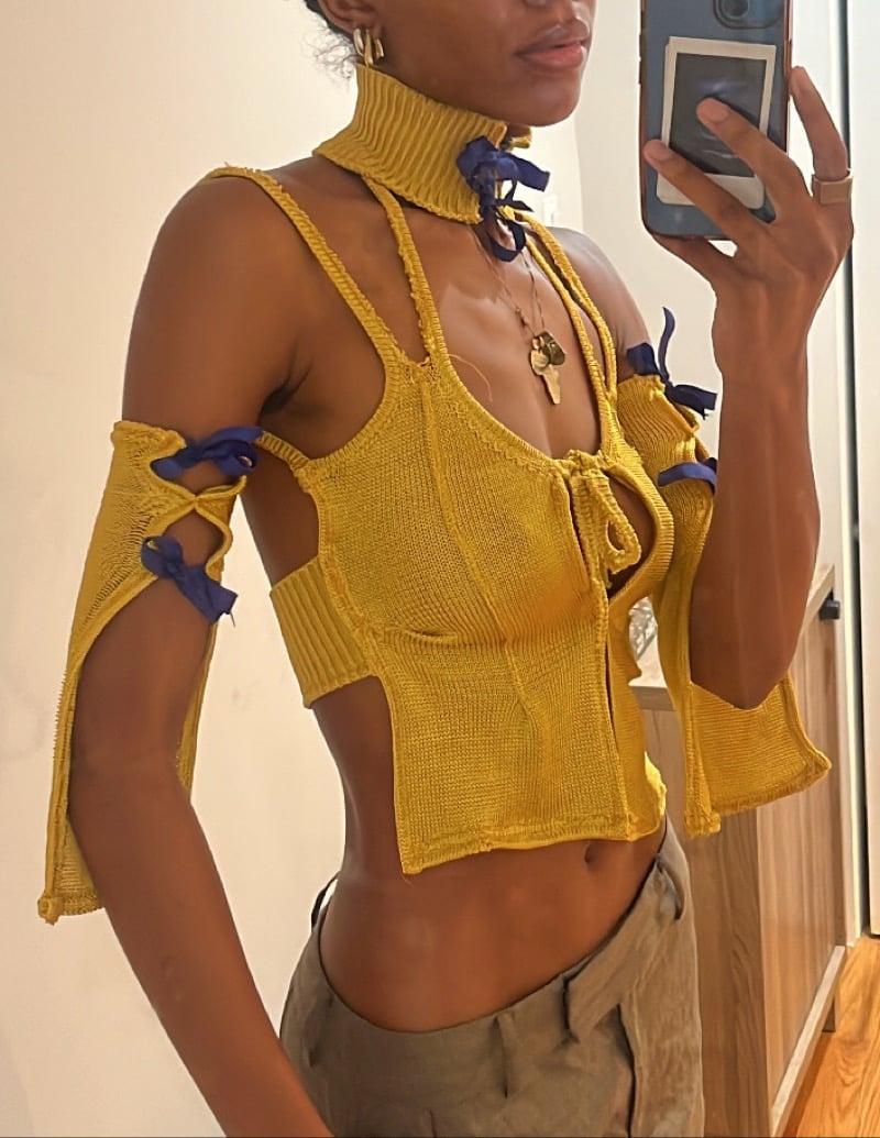 upcycled SUNNI tank top set