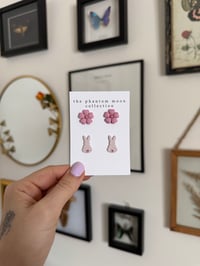 Image 2 of Flower & Bunny Stud Pack