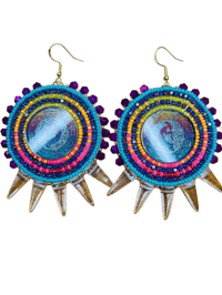 Image 6 of Neon Vibes Kokopeli Earrings 