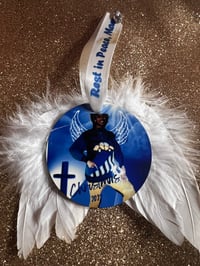 Image 1 of  Memorial Button/Ornaments w/Wings