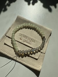 Image 1 of Prehnite labradorite bracelet  葡萄石 灰月光手链