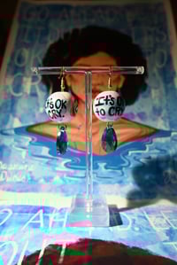 Image 3 of It’s ok to cry EARRINGS