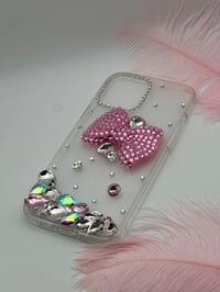 Image 2 of Rhinestone Bow Case 🎀🫧