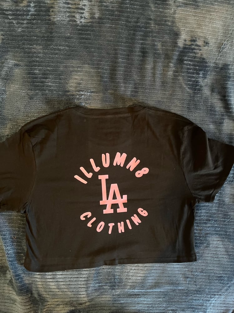 Image of Pink la crop 