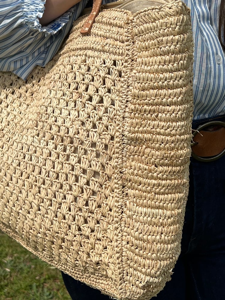 Image of Grand Sac en Raphia MYA 