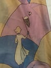 early 70s kite flying patchwork mountain blouse