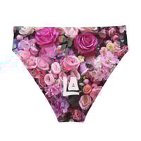 Image 2 of TrubledEra Rosey Recycled high-waisted bikini bottom