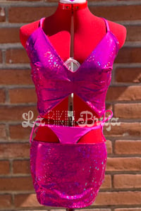 Image 1 of Butterfly Top Fuschia