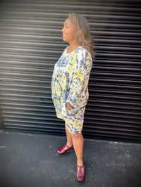 Image 10 of Milano dress with pockets - mixed pattern fabrics