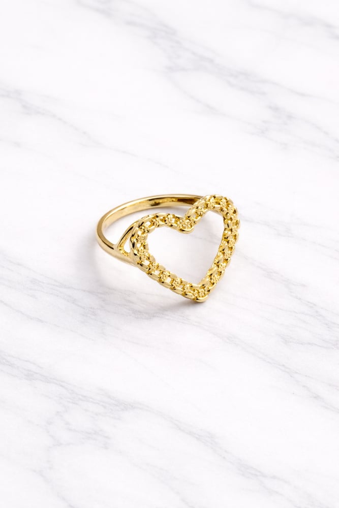 Image of Rolex Heart Ring 