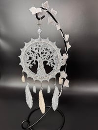 Image 1 of Grey Tree Of Life Dreamcatcher