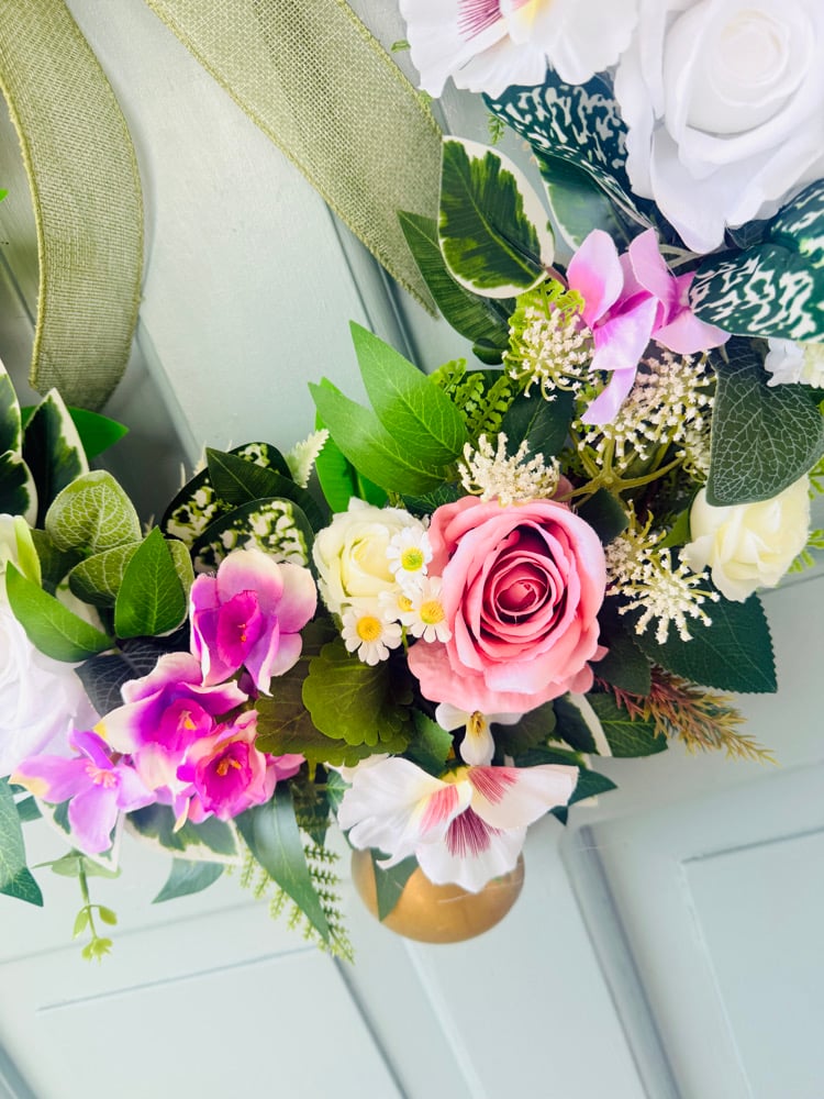 Image of 40cm rattan roses 