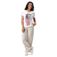 Image 7 of Women’s Veteran relaxed v-neck t-shirt