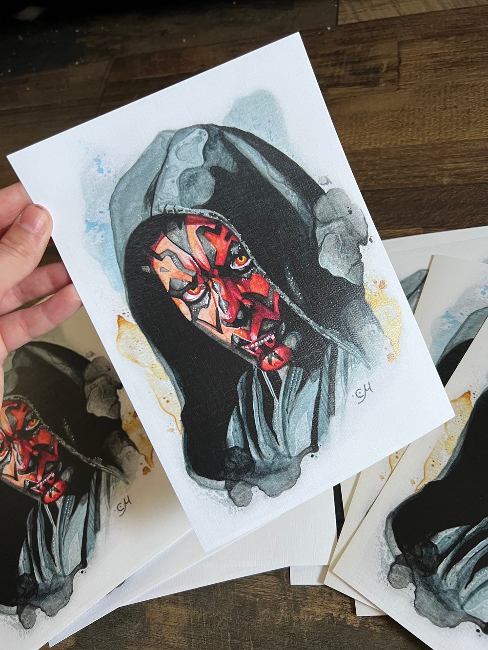 A5 Darth Maul print